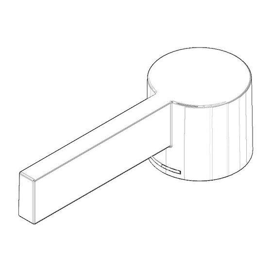 Dornbracht Griff Ersatzteile 092087004 39x33,5x110mm platin matt