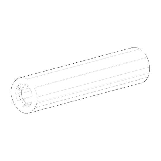 Dornbracht Griff für Armaturen, D 16x70mm, Weiß matt, 092088050-10