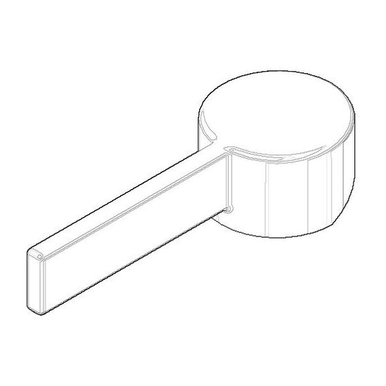Dornbracht Griff, 36x22mm, Messing gebürstet 23kt Gold, 092088051-28