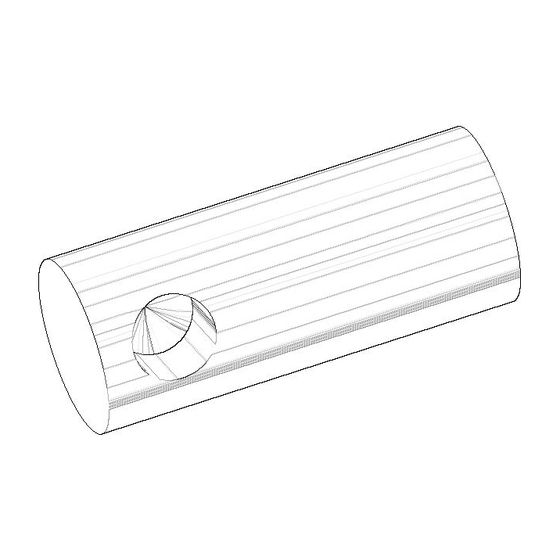 Dornbracht Zugknopf, D 7x17mm, Platin, 092089035-08