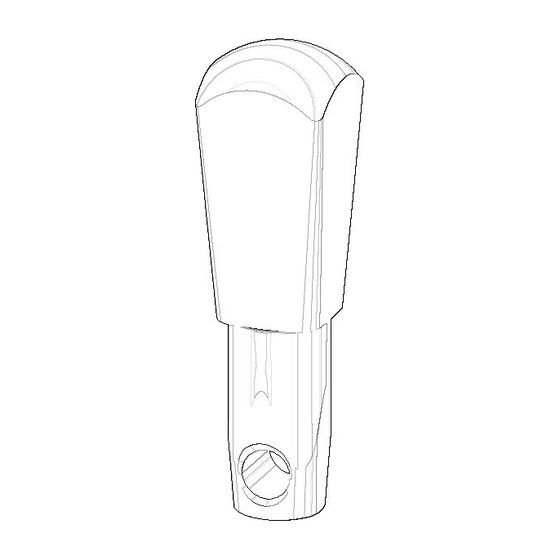 Dornbracht Zugknopf, 13,5x47,5x13,5mm, Champagne, 092091032-47