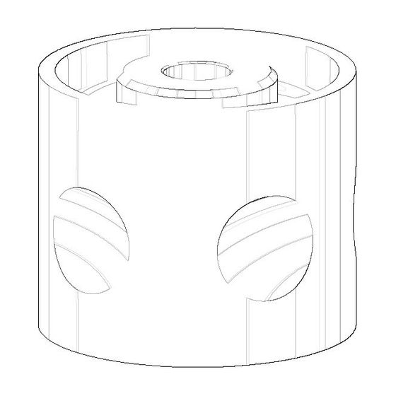 Dornbracht Griff, 47x39mm, Platin gebürstet, 092099003-06