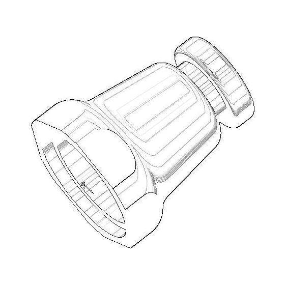 Dornbracht Haube, 32x30x37mm, Dark Platinum gebürstet, 092102065-99