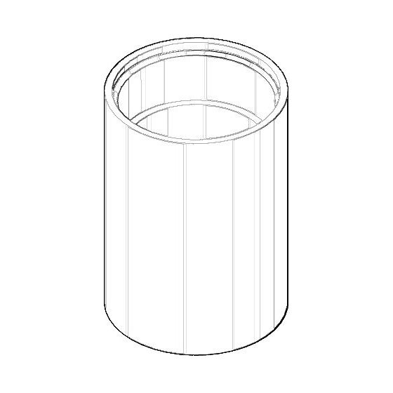 Dornbracht Haube, 22x31mm, Dark Platinum gebürstet, 092102069-99
