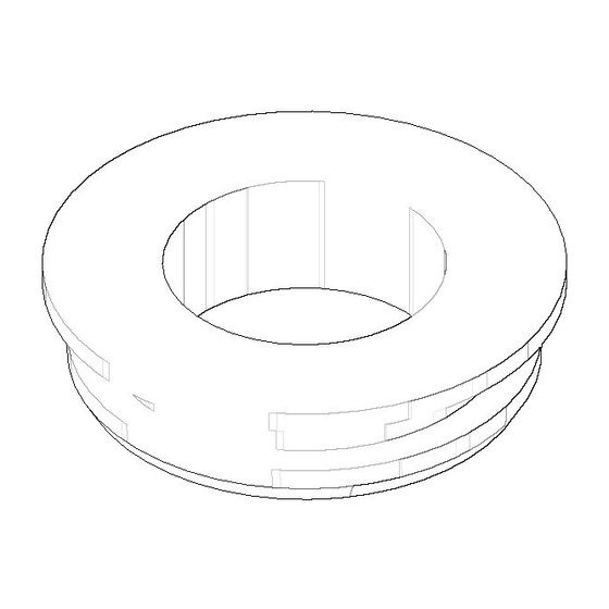 Dornbracht Abdeckung Ersatzteile 092122000 24x6mm platin