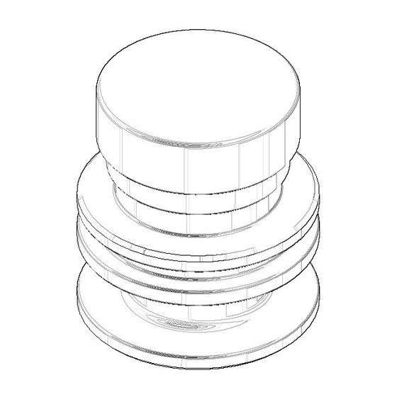 Dornbracht Bedienelement, 27x25,5mm, Dark Platinum gebürstet, 092133045-99