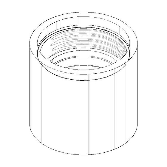 Dornbracht Luftsprudlerhülse, 21x19mm, Chrom, 092301014-00
