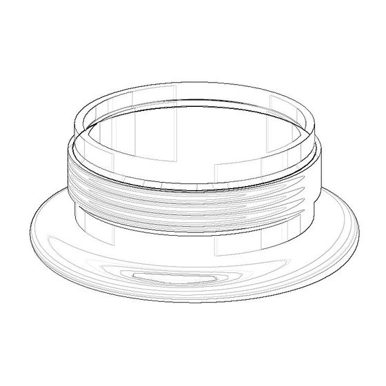 Dornbracht Luftsprudlerhülse, 31x13mm, Chrom, 092301016-00
