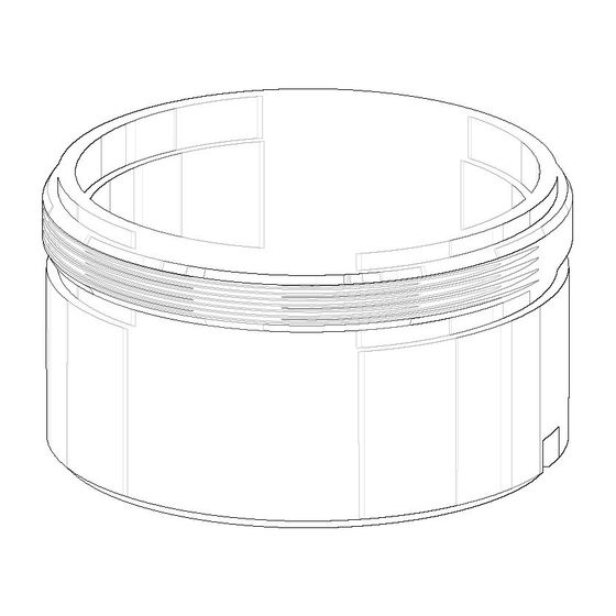Dornbracht Luftsprudlerhülse Ersatzteile 092301026 24x13mm Messing