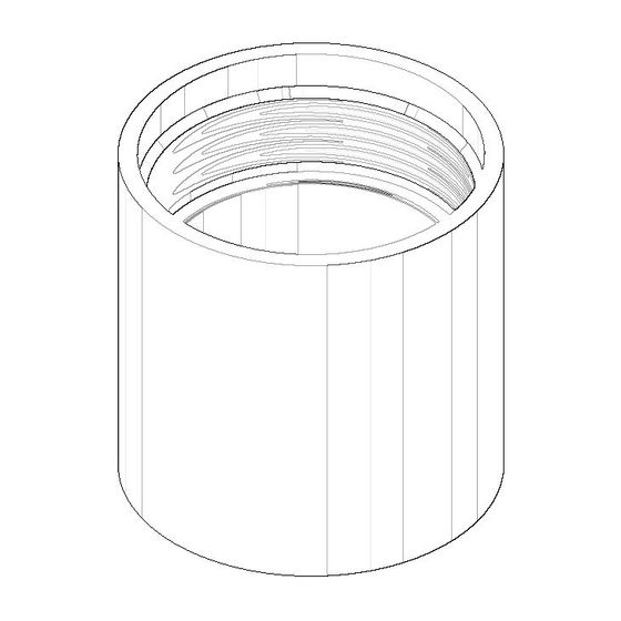 Dornbracht Luftsprudlerhülse, 20x20mm, Dark Platinum gebürstet, 092301028-99
