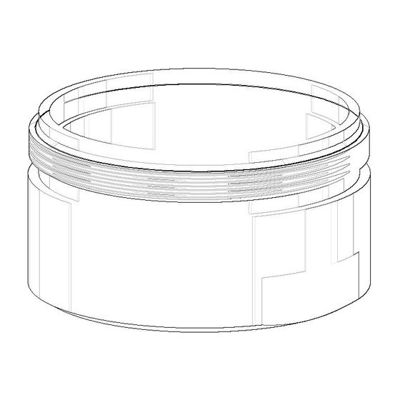 Dornbracht Luftsprudlerhülse, D 24x13mm, Champagne, 092301118-47