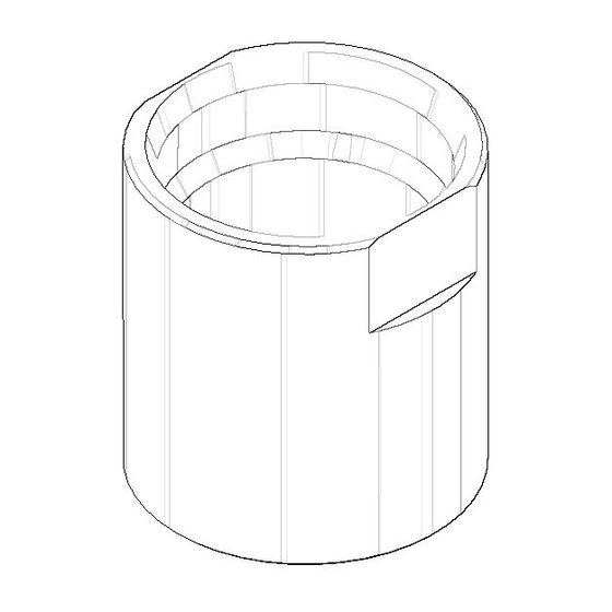 Dornbracht Befestigung Mutter Ersatzteile 092310100 33x35mm platin matt