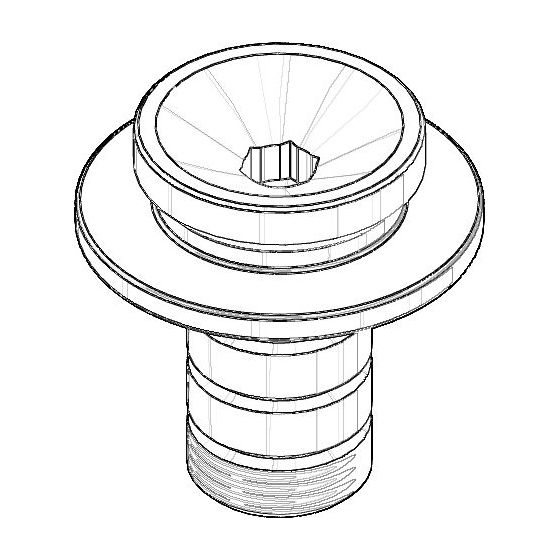 Dornbracht Nippel Ersatzteile 092403180 33x47,5mm