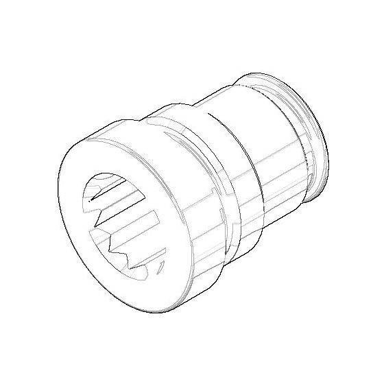 Dornbracht Nippel geöffnet Ersatzteile 09240321010 16x18,5mm