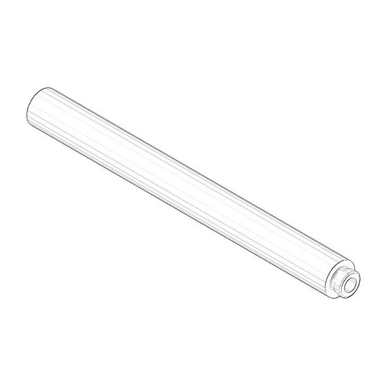 Dornbracht Verlängerung, 20x207mm, Messing gebürstet, 092404180-28