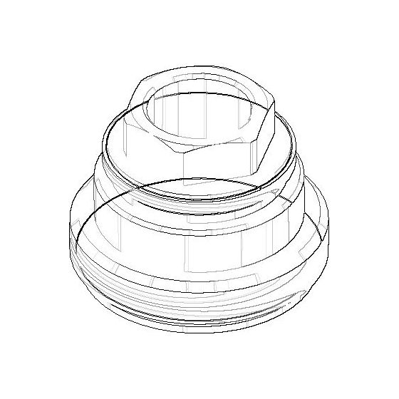 Dornbracht Befestigung Mutter Ersatzteile 092404223 32x24mm