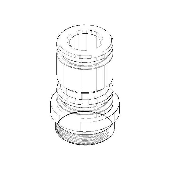 Dornbracht Nippel Ersatzteile 092404243 27x42mm chrom