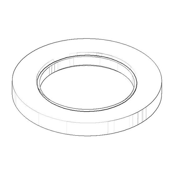 Dornbracht Rosette Ersatzteile 092722002 M32x1,5 48x5mm chrom