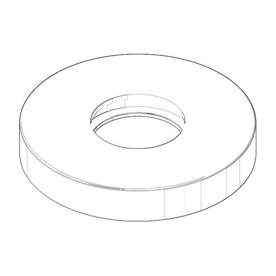Dornbracht Rosette, 55x22x9mm, Champagne gebürstet, 092722003-46