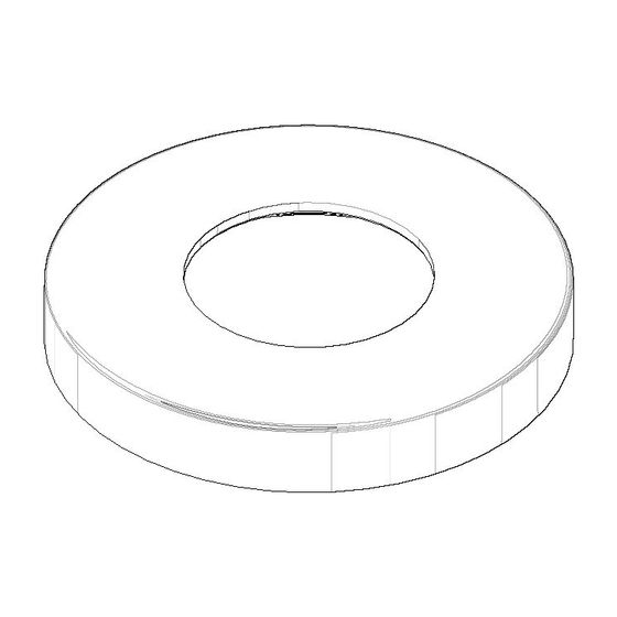 Dornbracht Rosette, 60x28,3x9mm, Platin, 092722042-08