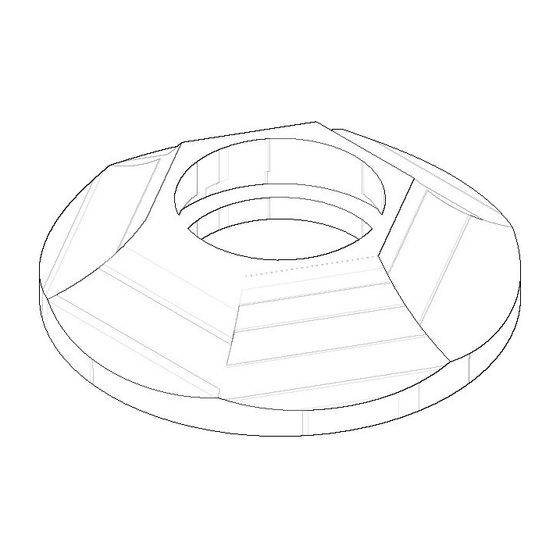 Dornbracht Rosette Ersatzteile 092737004 60,6x15,3mm chrom