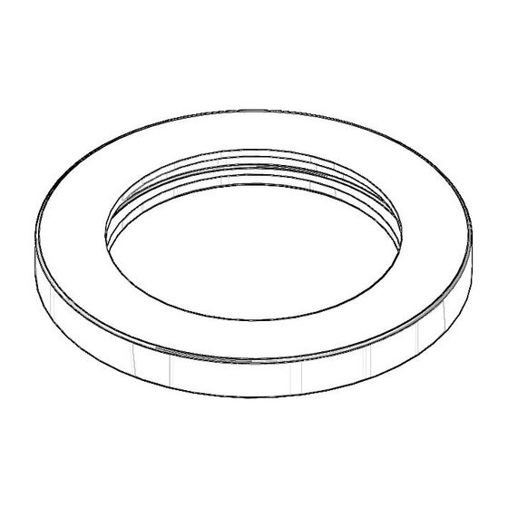 Dornbracht Rosette Ersatzteile 092762002 78x8mm chrom