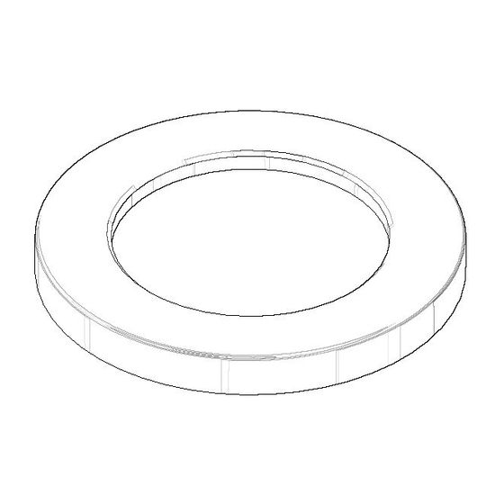 Dornbracht Rosette, 52x33,7x5,5mm, Dark Platinum gebürstet, 092767003-99