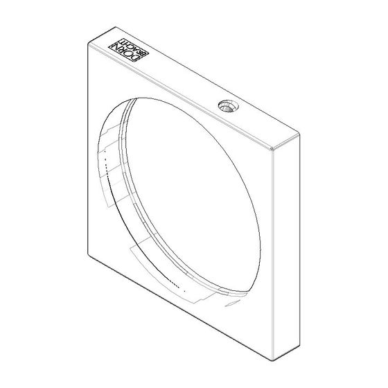 Dornbracht Rosette Ersatzteile 092767011 60x60x9x52,6mm chrom