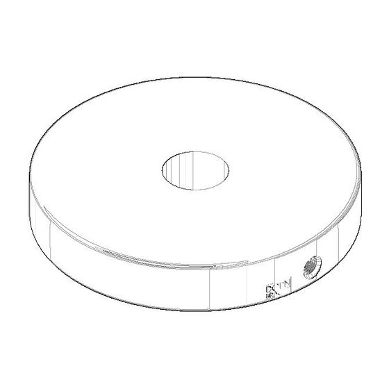 Dornbracht Rosette, D 55x9,5mm, Chrom gebürstet, 092774002-93