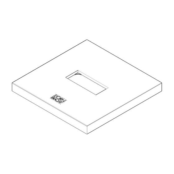 Dornbracht Rosette für Standauslauf Ersatzteile 092778022 131x131x12,5mm chrom