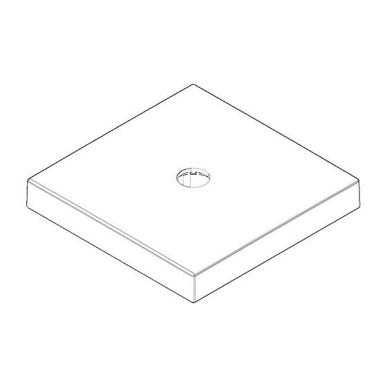 Dornbracht Rosette für Griff, 60x60x9mm, Chrom gebürstet, 092778033-93