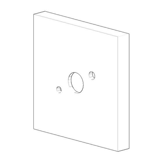 Dornbracht Rosette Ersatzteile 092782005 60x60x8mm chrom