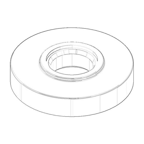 Dornbracht Rosette Ersatzteile 092787002 55x21x11,5mm chrom