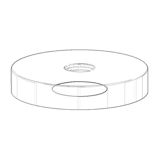 Dornbracht Rosette, Dark Platinum gebürstet, 092787006-99