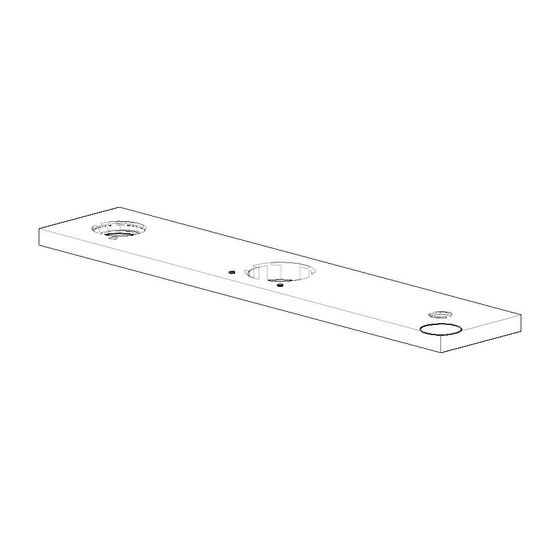 Dornbracht Rosette Ersatzteile 092787009 300x60x9x34mm platin