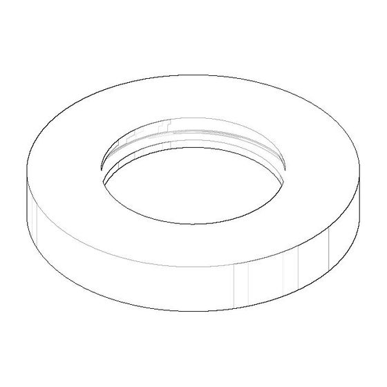 Dornbracht Rosette Ersatzteile 092787010 55x30,5x9mm chrom