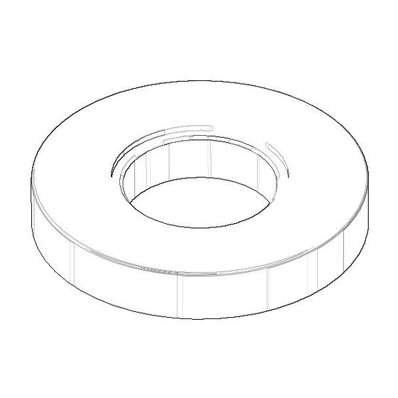 Dornbracht Rosette, 55x25,2x9mm Schwarz matt, 092787012-33