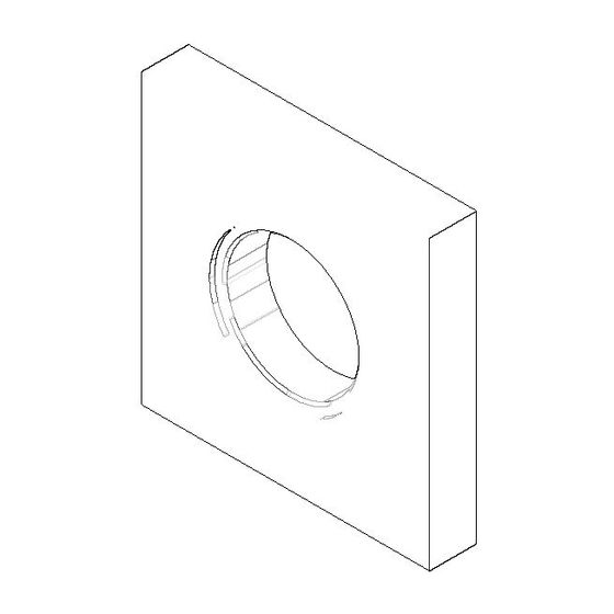 Dornbracht Rosette, 55x55x9mm, D 25,2mm, Platin, 092787013-08
