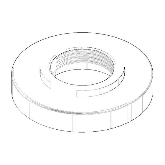 Dornbracht Rosette Ersatzteile 092787033 55x12mm chrom