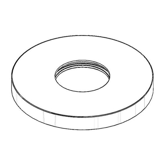 Dornbracht Rosette, D 135x15,5mm, Champagne gebürstet, 092788007-46