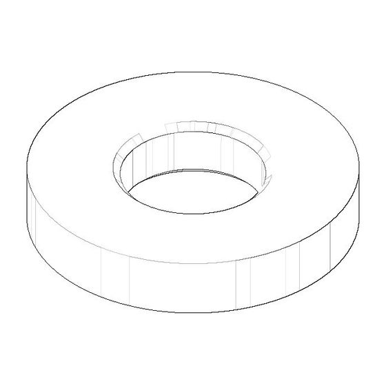 Dornbracht Rosette Ersatzteile 3/4" 092789001 55x10mm platin matt