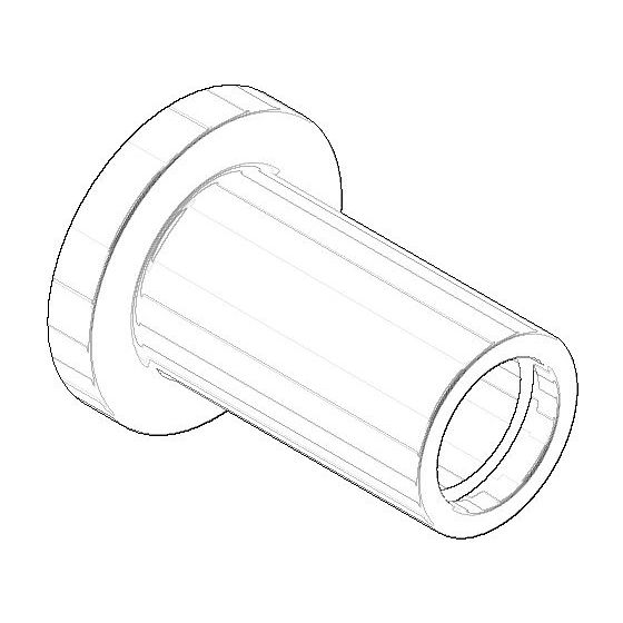 Dornbracht Rosette, 55x70mm, Messing gebürstet, 092789009-28