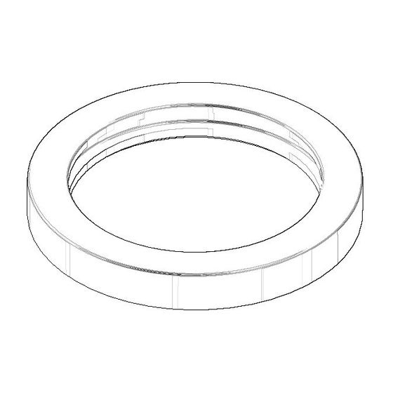 Dornbracht Rosette, 70x52,5x9mm, Weiß matt, 092790004-10