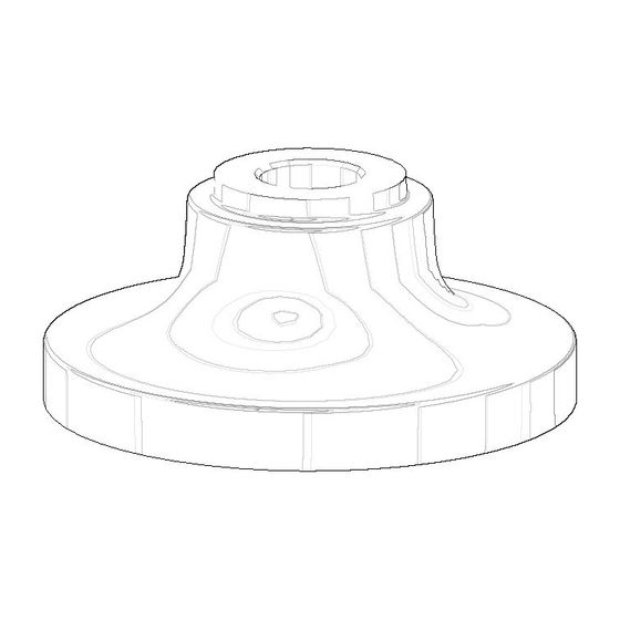 Dornbracht Rosette Ersatzteile 092795001 58x25,5mm Champagne