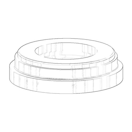 Dornbracht Rosette, D 44x11mm, Weiß matt, 092796002-10