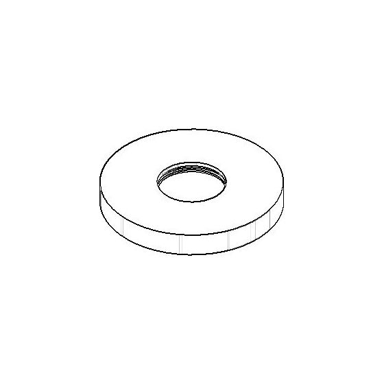 Dornbracht Rosette, D 70x9,2xD 26,3mm, Weiß matt, 092797020-10