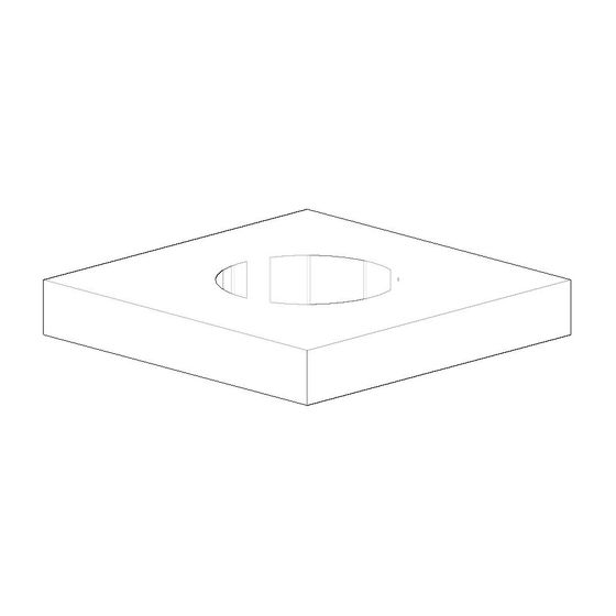 Dornbracht Rosette, 60x60x9mm, D 27,3mm, Platin, 092797033-08