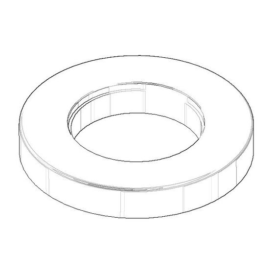 Dornbracht Rosette Ersatzteile 092797040 60x9x35mm chrom