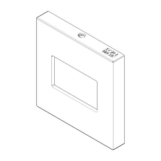 Dornbracht Rosette für Regenbrause Ersatzteile 092798016 60x9x60mm chrom