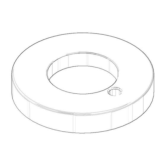 Dornbracht Rosette Ersatzteile 092810133 59x27,5x9mm chrom